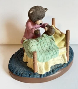 VTG Hallmark Tender Touches Mother Tucks You In At Night Hugs You In The Morning - Picture 1 of 10
