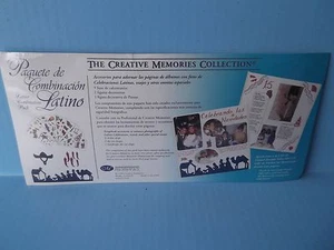 Creative Memories Latein Kombipack vorgeschnittenes Papier Stanzformen & Stickerbögen - Bild 1 von 5