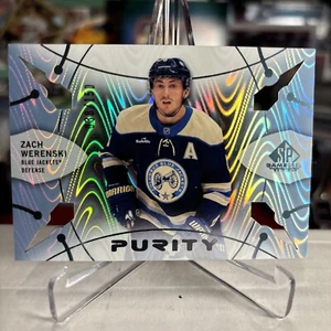 2022-23 SP Game Used Zach Werenski Purity Platinum Die-Cut SSP /150 ⭐️ MINT - Picture 1 of 2