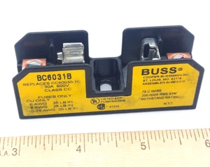 EATON 30A Class CC Cooper Bussman BC6031-B / BC6031B (NEW NO BOX) - Picture 1 of 6