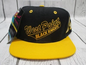 Vintage West Point Black Knights Army Tournament Apparel Snapback Hat NWT Cap - Picture 1 of 8