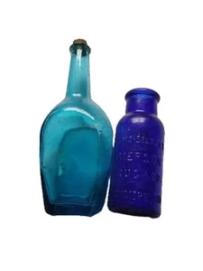 two 2 vintage bottle emerson drug and medicine - Picture 1 of 2