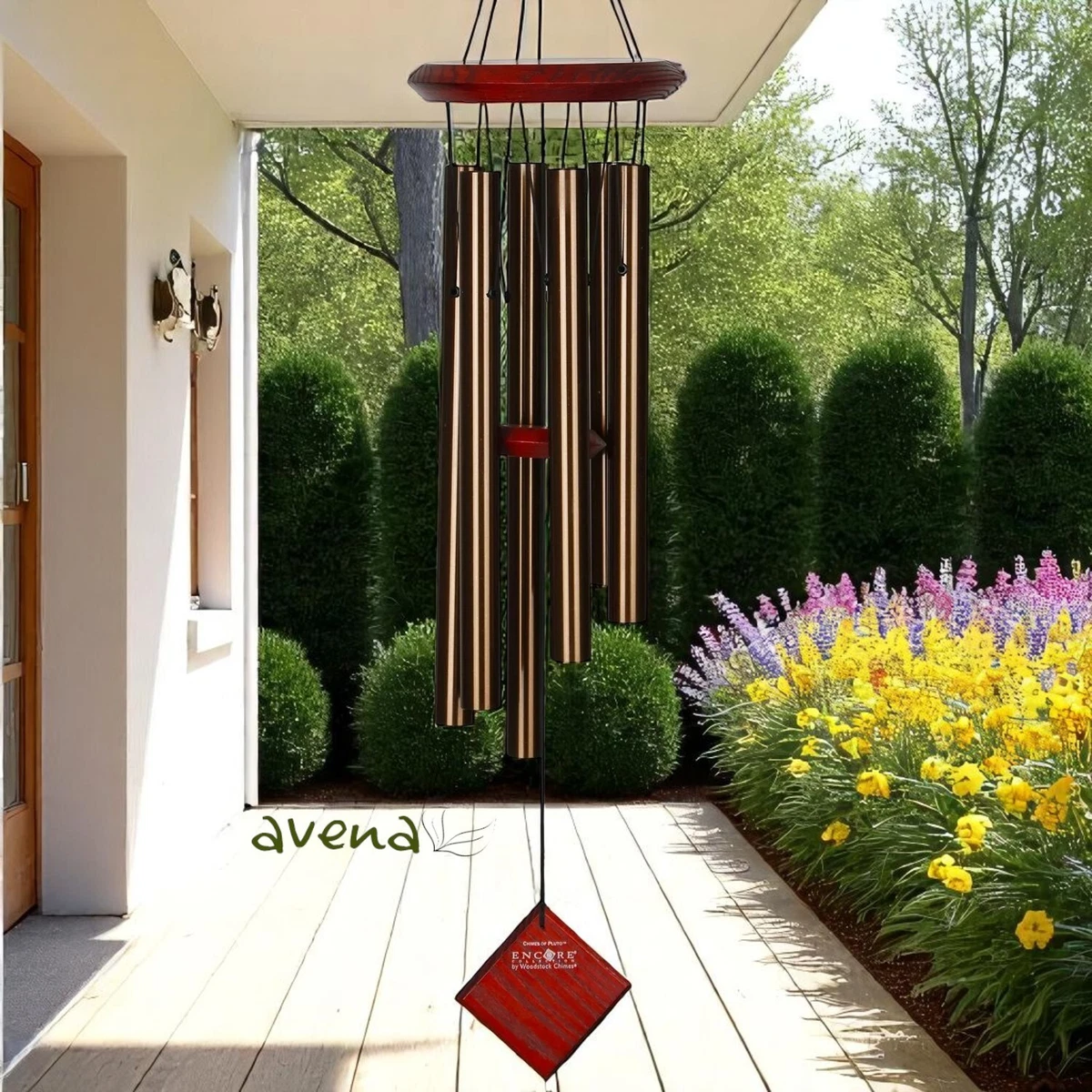 Woodstock Chimes Geburtstags-Klangspiel – Silberfarbenes Windspiel, 56x18x6,4 Cm, Perfekt Als Geschenk