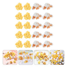  60 Pcs Artificial Popcorn Resin Child Keychain Childrens Toys