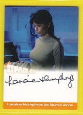 SPACE 1999 series 2, AUTO CARD LH1, LARAINE HUMPHRYS - UNSTOPPABLE CARDS 2018