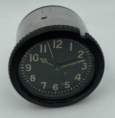 AVRM USSR Soviet Military Tank Panel Clock 5 Days #99471 - Image 1 of 4