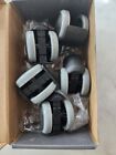 Brand New - 2 Inch Diameter Chair Caster Wheels Rubber 5 Pieces
