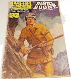 Classic Illustrated Comics: Daniel Boone by John Bakeless # 96 June 1952 - Picture 1 of 11