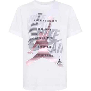 JORDAN BOYS LINE UP STACK T SHIRT MEDIUM 10-12YRS NWT $28 - Picture 1 of 4