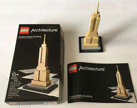 LEGO Architecture Empire State Building (21002) With Manual Box Retired 2008
