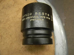 Proto Standard Impact Socket 07520 1-1/4" 3/4" Drive 6 Point - Picture 1 of 3