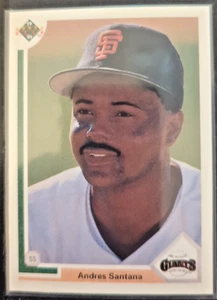 Andres Santana "San Francisco Giants". 1991 Upper Deck Baseball Card #87 - Picture 1 of 2