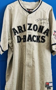 Dan Haren Hand-Signed AZ Diamondbacks Retro Nike Jersey Sz L; Auto & Inscribed - Picture 1 of 6