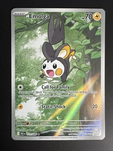 Pokemon Black Bolt White Flare TCG ENG Emolga 112/086 Full Art Holo Foil - Bild 1 von 2