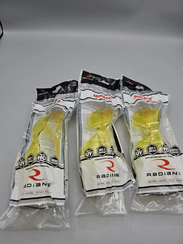 Radians MR0140ID Mirage Sleek Design Lightweight Amber Shooting Glasses