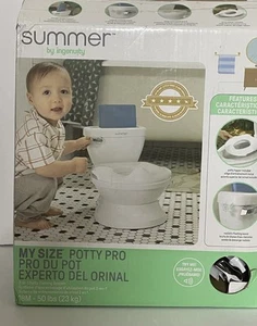 NEU Summer by Ingenuity My Size Potty Pro Kleinkind Stuhl 2 in 1 - weiß - Bild 1 von 3