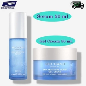 Set Of 2 Srichan Cream + Serum Brightening Skin Moisture Burst Facial Care 50ml. - Picture 1 of 9