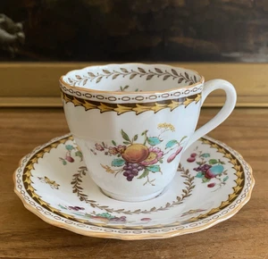 SPODE COPELAND England Rockingham Muster EMITASSE TASSE UND UNTERTASSE Vintage - Bild 1 von 9