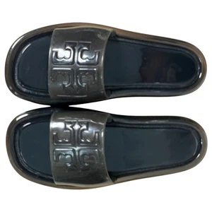 Tory Burch Bubble Jelly Perfect Negro Para Mujer Talla 8 B NUEVO sin Etiquetas - Imagen 1 de 6