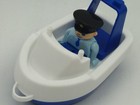 Big Polizei Police Boot mit Figur  für Waterplay, Wasserbahnen oder einfach zum
