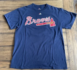 Atlanta Braves Freddie Freeman #5 Majestic Sz Med 100% Cotton T-Shirt MLB NL ⚾ - Picture 1 of 8