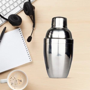 Shaker Acciaio Inox 250 ML Kit Barman Professionale Strumento Cocktail - Foto 1 di 11