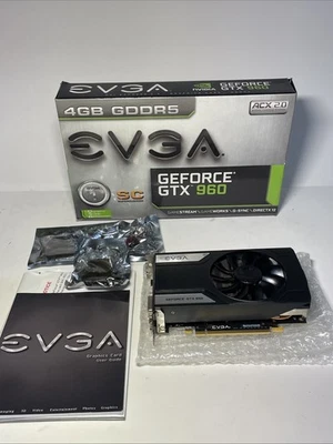 EVGA NVIDIA GeForce GTX 960 SC ACX 2.0 4GB GDDR5 Foto 1 de 4