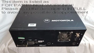 NON TESTÉ ! Châssis répéteur VHF Motorola Eurobase pour radio bidirectionnelle - Photo 1/12