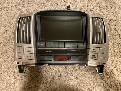 2006-2009 Lexus RX400H Radio LCD Screen Navigation Map Information Display - Image 1 of 4