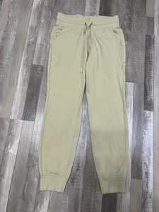 Lululemon soft joggers women's size 6 cream colored - Picture 1 of 7