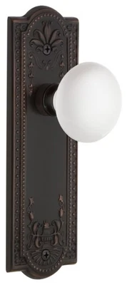 Almacén Nostálgico MEAWHI_PSG_234_NK Granja Vintage Blanco - Bronce Foto 1 de 4