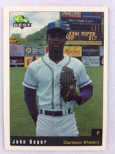 1991 Charleston Wheelers-Classic BEST Baseball Card-John Roper