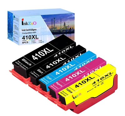 5 PK 410XL  Ink Cartridge For use in EPSON Stylus XP630 XP635 XP640 XP830 XP7100 - Image 1 of 4