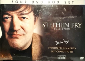STEPHEN FRY COLLECTION: STEPHEN FRY IN AMERICA / LAST CHANCE TO SEE - NEW 4 DVDs - Bild 1 von 2