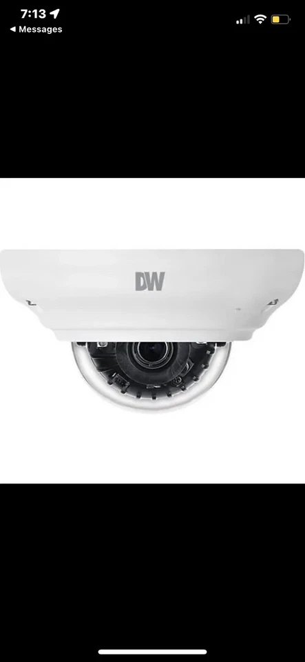 Digital Watchdog 5MP ultra low-profile vandal dome IP camera DWC-MV75WI28TW  - Image 1 of 1
