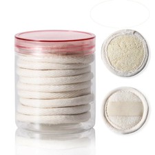 10 Pcs Exfoliating Loofah Sponge Pads, Face Loofah Exfoliator, Natural Luffa ...