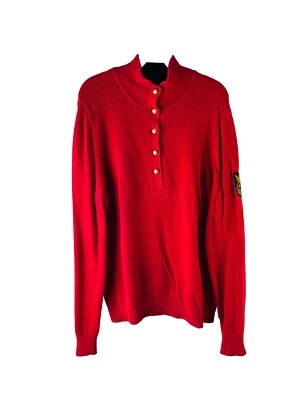 Suéter Henley Vintage Años 90 Lauren Ralph Lauren Mujer XL Monograma Dinero Antiguo Foto 1 de 4