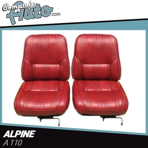 Revestimiento asientos delanteros Imitación Burdeos para Alpine A110 (1300/ - Imagen 1 de 2