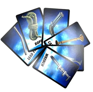 Juego completo de 6 reemplazos de armas 2015-2018 y 2020 de tarjetas Clue - Imagen 1 de 3