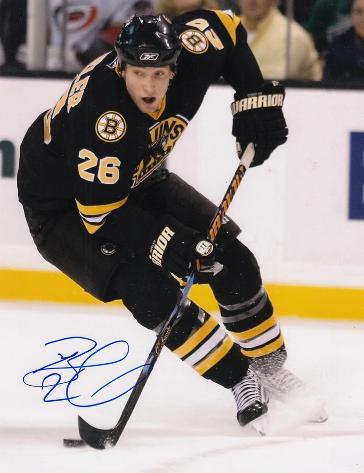 Boston Bruins Jets Rangers Blake Wheeler Signed Auto Autograph 8x10 Photo - Image 1 of 1