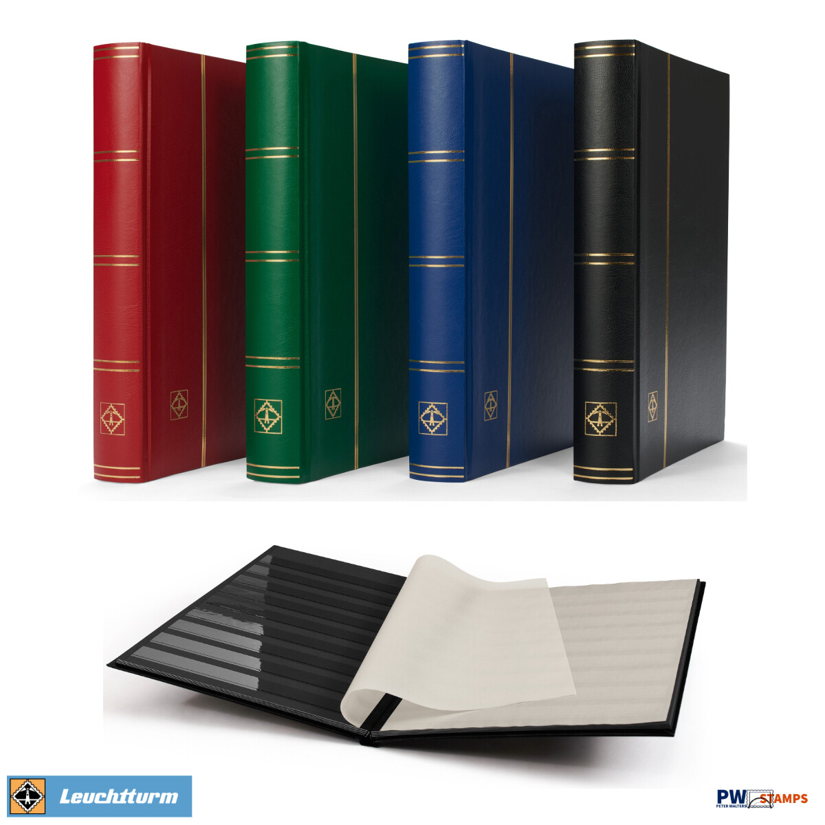 Leuchtturm Album Grande Gigant (Classic), incl. boite de protection et sans feuilles - Stamps 4 Everyone