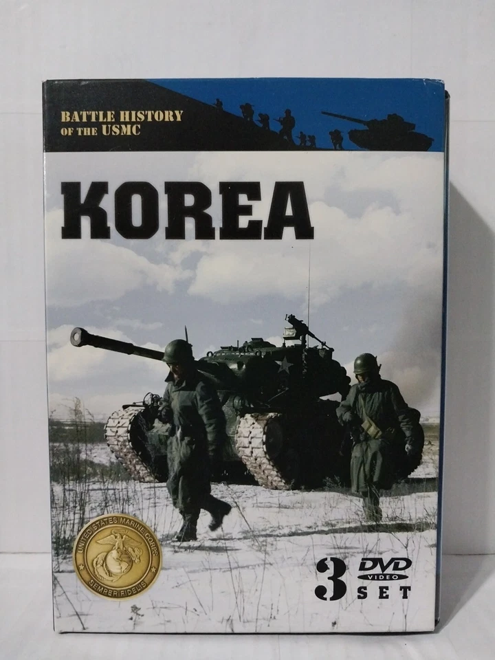 Battle History of the USMC Korea 3 DVDs - See Below Titles (DVD 723721565060) - Image 1 of 4