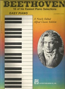 Beethoven 16 of his Easiest Piano Selections Easy Piano Alfred Publishing PB - Bild 1 von 1