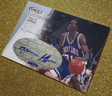 162/370 RARE 2001 SAGE PLATINUM MAURICE JEFFERS ROOKIE AUTOGRAPH C STORE