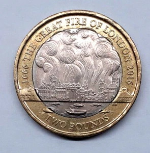 UK BRITISCH SELTENE 2016 UMLAUFENDE £2 MÜNZE - Bild 1 von 2