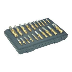 TTC D5-20TiN 3/16" bis 3/4" Größe, Mehrflöte, Vierkantschaft HSS Schaftfräser Set - Bild 1 von 1