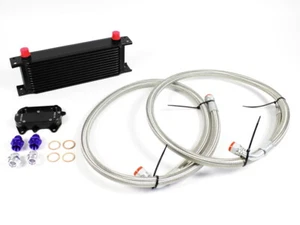 13 Filas Kit Enfriador de Aceite + Manguera Acero Flexible para Seat Leon Skoda - Imagen 1 de 2