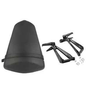 Rear Passenger Seat W/ Foot Pegs Fit For Yamaha YZFR3 2015-2025 MT03 20-24 - Picture 1 of 10
