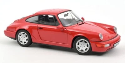 PORSCHE 911 Carrera 2 - 1990 - rojo - NOREV 1:18