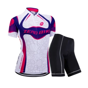 Damen Atmungsaktiv Radsport Cycling Jersey Fahrradtrikot Radhosen Shorts ZB06 - Bild 1 von 19